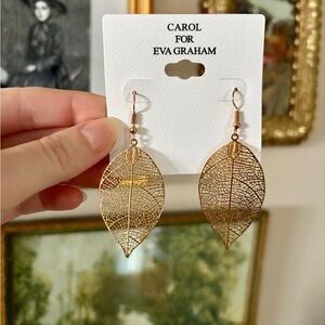Gold Leaf Earrings